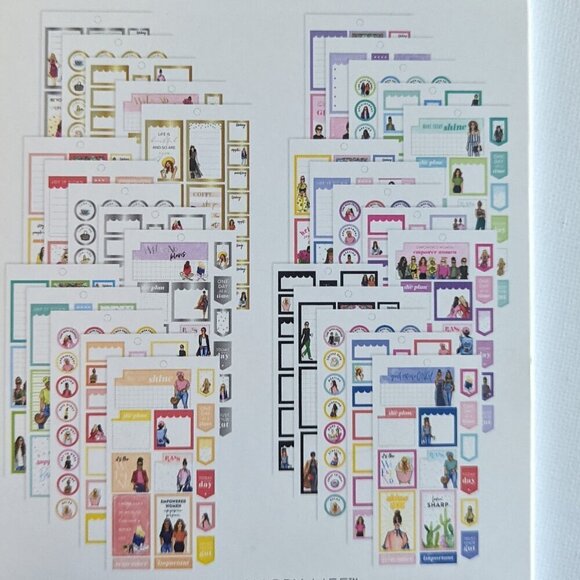 NWT Happy Planner Rong Rong 'Everyday' 571 pc Sticker Book Classic Fashion Fall - Picture 6 of 6